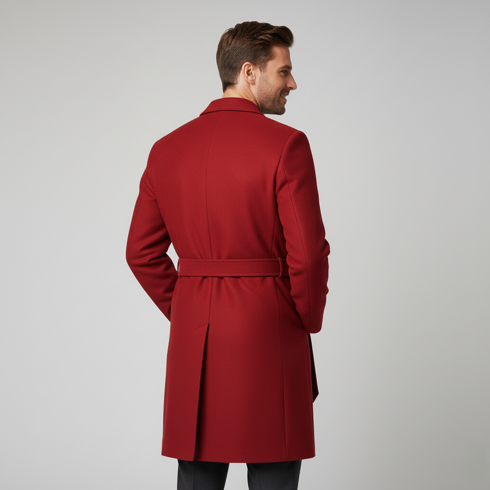 Men’s Longline Button-Up Coat