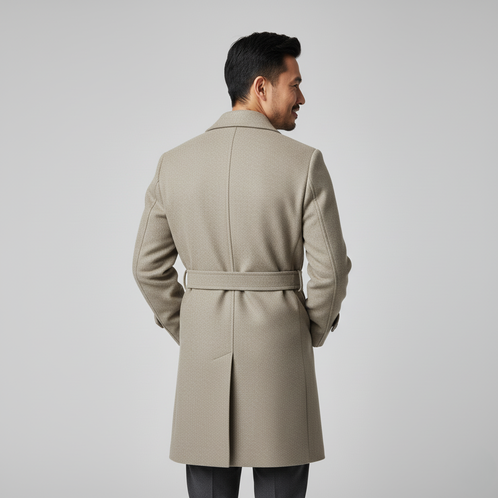 Men’s Mid-Length Button Coat