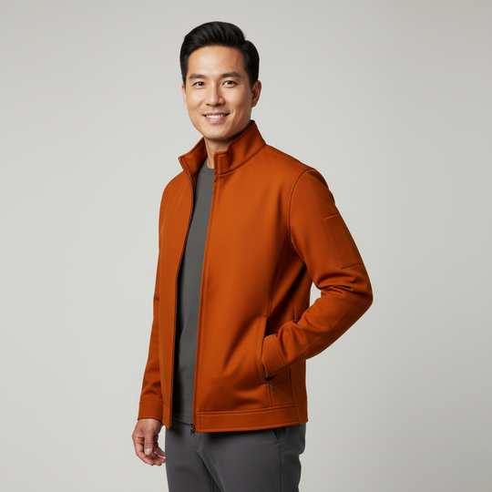 Men’s Stand Collar Zip Jacket
