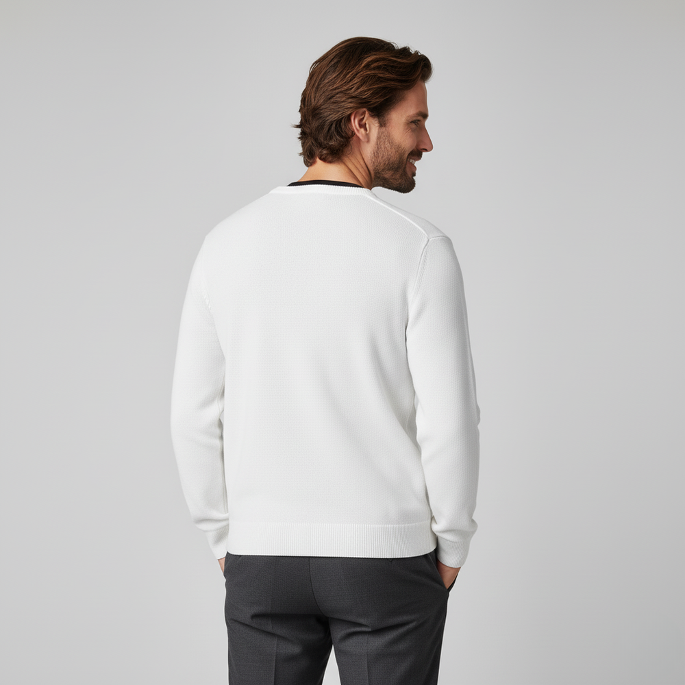 Men’s Crew-Neck Knitted Sweater