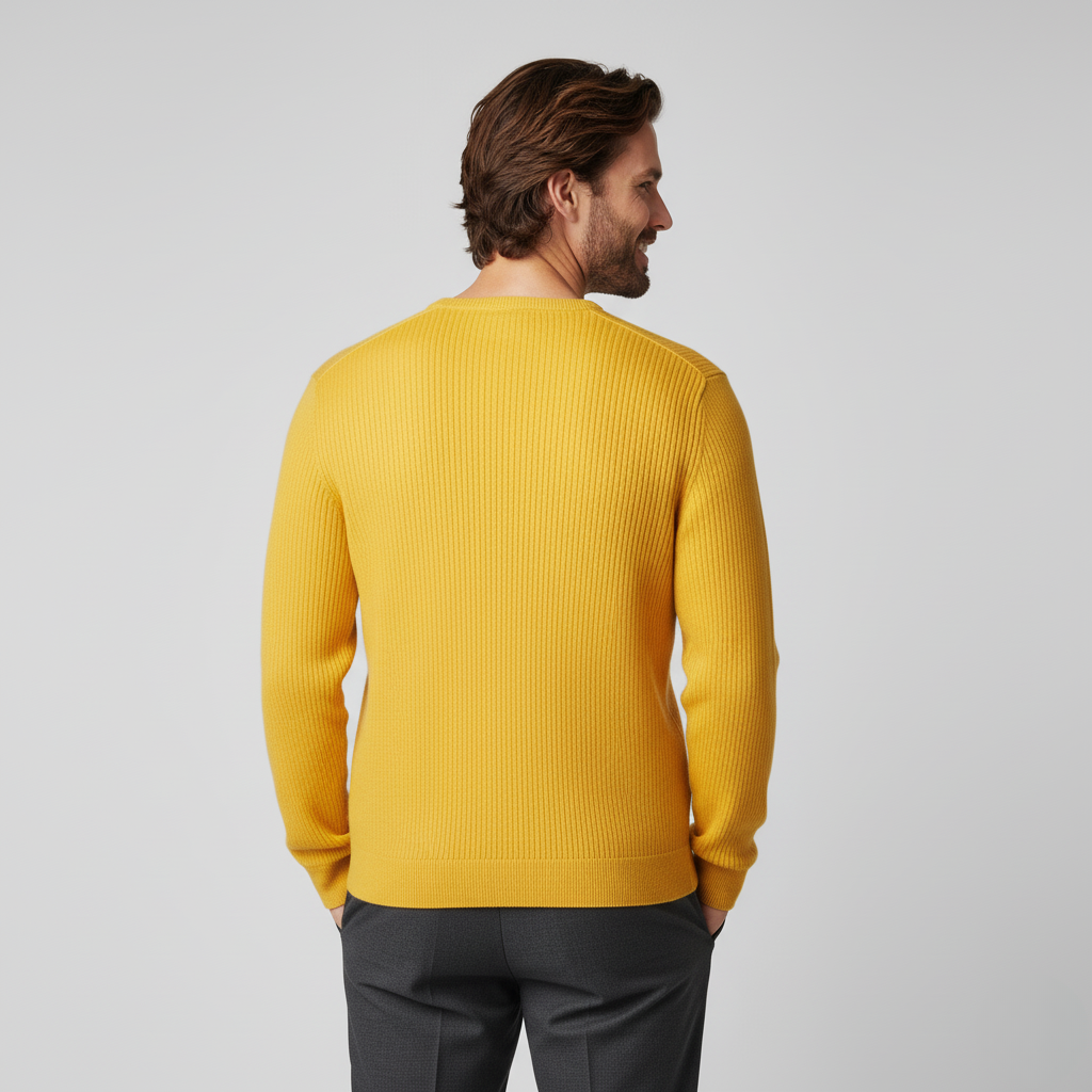 Men’s V-Neck Knitted Sweater