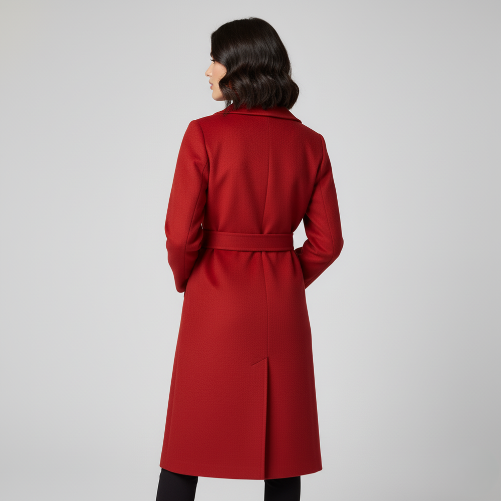 Women’s Belted Longline Coat