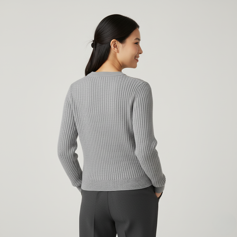 Women’s Crew-Neck Knitted Sweater