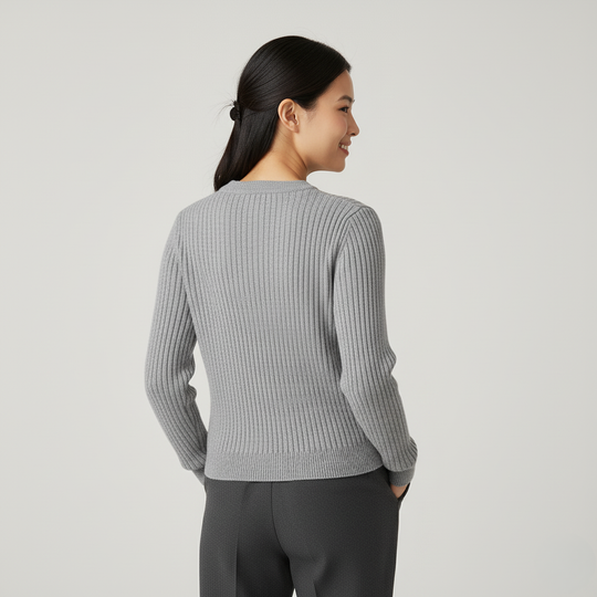 Women’s Crew-Neck Knitted Sweater