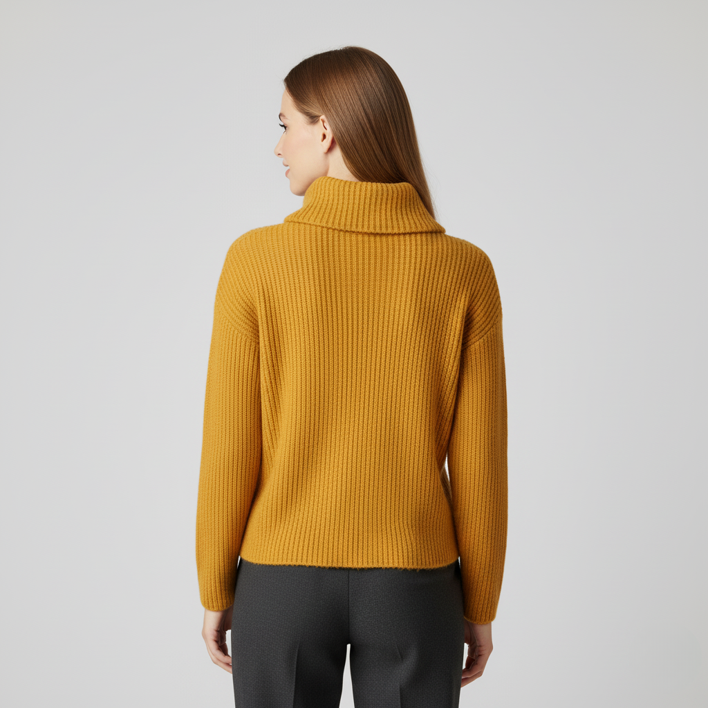 Women’s Knitted Roll-Neck Sweater